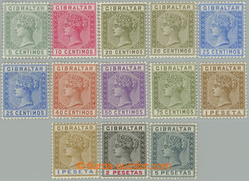 274261 - 1889-1896 SG.22-33, Viktorie 5c - 5Pta, kompletní série, n