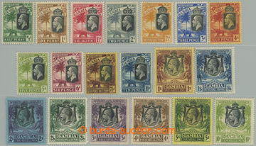 274263 - 1922-1929 SG.122-142, Jiří V. - Sloni ½P - 10Sh; kompletn