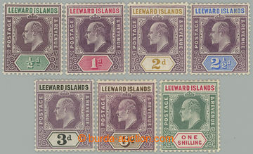 274265 - 1905-1908 SG.29-35, Edvard VII. ½P - 1Sh, kompletní série