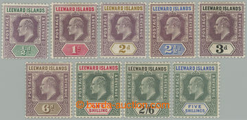 274266 - 1902 SG.20-28, Edvard VII. ½P - 5Sh, kompletní řada, prů