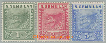274269 - 1891-1894 SG.2-4, Tygr 1c - 5c; kompletní bezvadná série,
