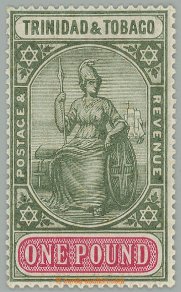 274273 - 1914 SG.156, Sedící Britannia £1, průsvitka Mult Crown C