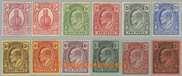 274280 - 1909-1911 SG.115-126, Edvard VII., ¼P - 3Sh, kompletní sé
