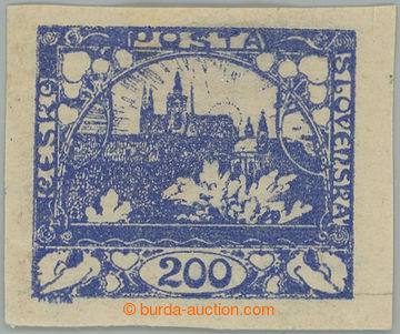 274282 -  Pof.22b, 200h modrá; nálepky, zk. Vrba