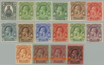 274288 - 1922-1926 SG.162-175, Jiří V. ¼P - 3Sh; kompletní série