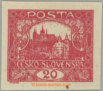 274305 -  Pof.9N IIs, 20h karmínová; nepatrná stopa, zrnko v papí