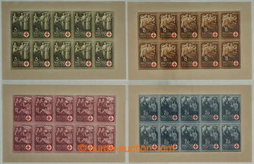 274310 - 1942 Mi.Klb.691-694, Červený kříž 3f - 20f, kompletní 