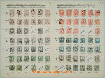 274311 - 1874-1910 [SBÍRKY]  EMISE PSANÍČKA / TURUL / na listech s