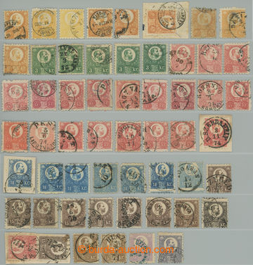 274323 - 1871 SESTAVA / 56 zn. z emise FJ I. hodnot 2K - 25K, měditi