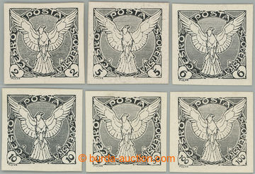 274373 -  ZT  sestava 6 zkusmých tisků hodnot 2h - 100h v černé b