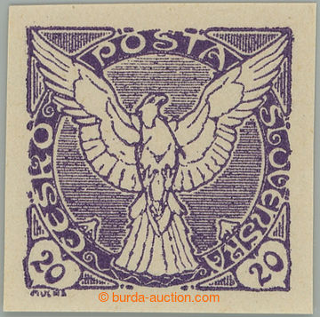 274375 -  Pof.NV5N, nevydaná Sokol v letu 20h fialová; malá lehká