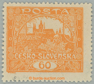 274386 -  Pof.17A, 60h žlutooranžová, HZ 13¾ : 13½; lehká smyt�