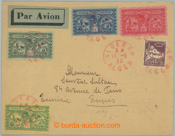 274387 - 1930 PRIVÁTNÍ VYDÁNÍ / Let-dopis adresovaný do Tuniska,