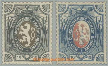 274388 -  ZT  zkusmý tisk zn. Lvíček v šedomodré modré barvě, 