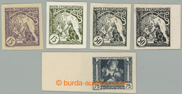 274396 -  ZT  sestava 5ks zkusmých tisků: 15h ve fialové barvě na