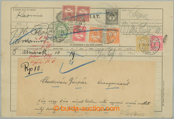 274401 - 1910 SLOVENSKO / použitý celinový telegram 2f černá, Mi