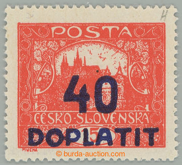 274418 - 1922 Pof.DL30B Is, Výpotřební Hradčany 40/15h rumělkov�