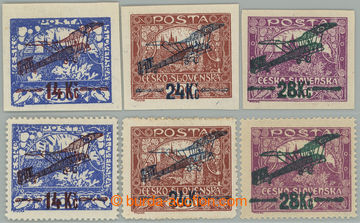 274423 -  Pof.L1-L3, I. letecké provizorium, 2 kompletní série, zo