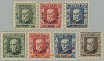 274425 - 1925-1926 Pof.180-182 + 183-186, Kongres 50h - 200h + Slet 5