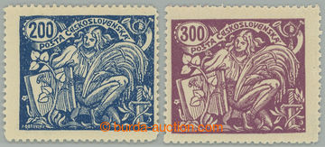 274426 -  Pof.174A+175B, 200h modrá s ŘZ 13¾ (po nálepce) + 300h 