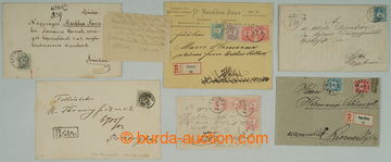 274433 - 1876-1882 SLOVENSKO / sestava 5ks R-dopisů vyfr. zn. emisí