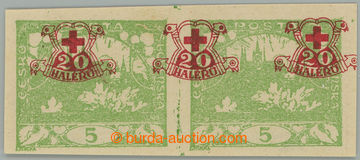 274452 -  ZT  Hradčany 5h světle zelená, vodorovná 2-páska s př