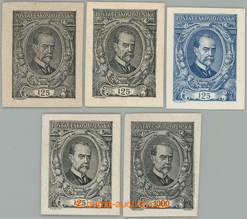 274469 -  ZT  sestava 5ks zkusmých tisků hodnot 125h (4x) a 1000h (