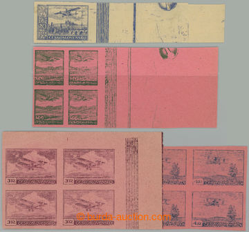 274480 -  ZT  sestava zkusmých tisků: 50h - pravý krajový 4-blok 