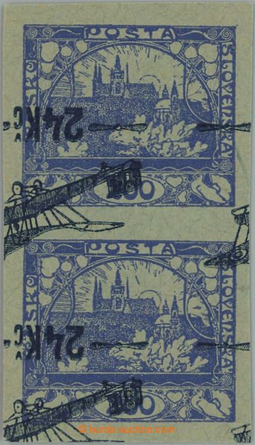 274483 -  ZT  přetisku 24Kč v převrácené poloze v originální b