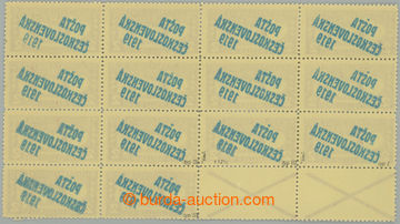 274496 -  Pof.57A Ob, Obdélník 2h fialová, 14-blok s 2 nepřetišt