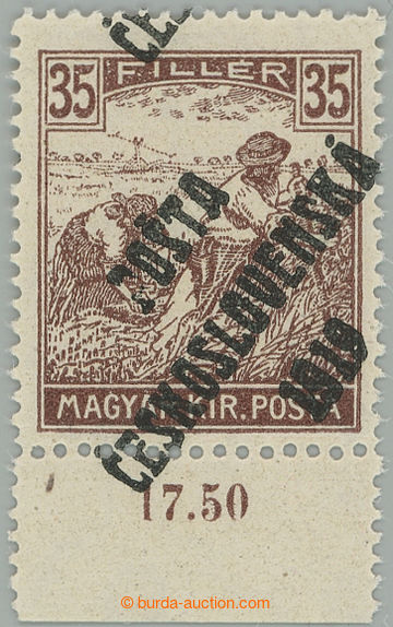 274539 -  Pof.109, 35f hnědá s dolním okrajem s počítadlem, I. t