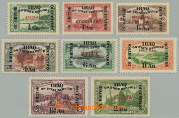 274555 - 1920 BRITSKÁ OKUPACE / SG.O33s-O40s, Služební zvlněný p