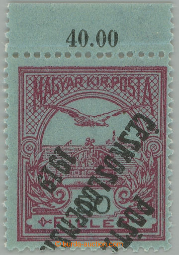 274590 -  Pof.93Pp, 50f fialová / černá, převrácený přetisk I.