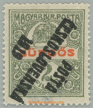 274603 -  Pof.124Pp, Spěšná 2f, převrácený přetisk III. typu; 