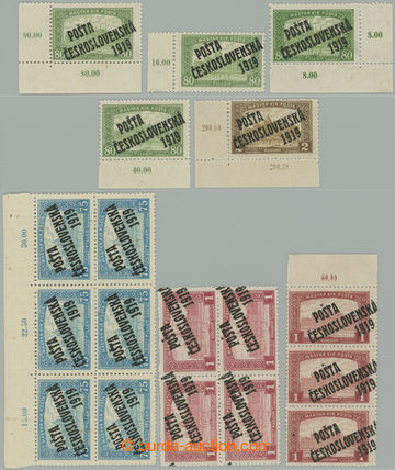 274611 -  SESTAVA / zn. a bloků z emise Parlament, mj. 75f modrá, 6