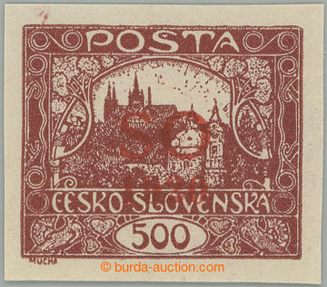 274619 -  Pof.SO22ZT, Hradčany 500h hnědá nezoubkovaná, zkusmý t