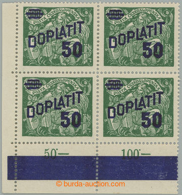 274622 - 1926 Pof.DL45B, Výpotřební HaV 50/500h zelená, levý dol