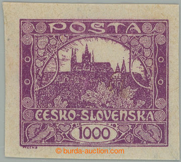 274632 -  Pof.26, 1000h fialová, tisk na tenkém průsvitném papír