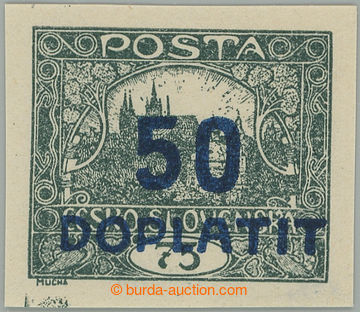 274636 - 1922 Pof.DL19 IIr, Výpotřební Hradčany 50/75h šedozelen