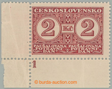 274650 - 1930-1932 Pof.PD8A DČ, Definitivní vydání 2Kč červená