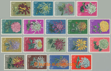 274658 - 1960-1961 Mi.570-575 + 577-582 + 583-588, Chryzantémy I. + 