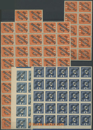 274673 -  VÍCEBLOKY / sestava 8 různých bloků zn. Pof.3, 35, 62 a