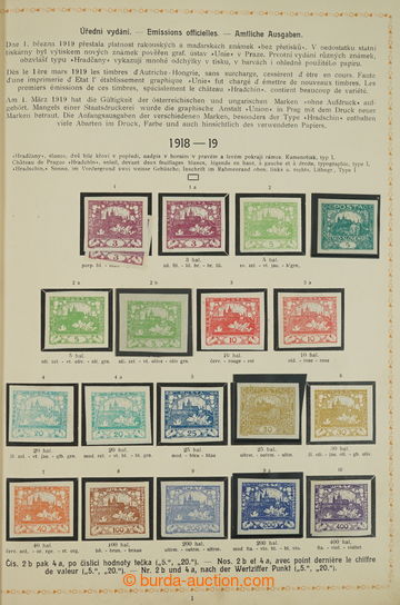 274691 - 1918-1927 [SBÍRKY]  GENERÁLNÍ / zajímavá stará sbírka