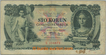274742 - 1931 Ba.25a, 100Kčs 1931, série L; silnější oběh