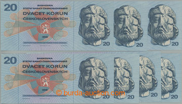 274744 - 1970 Ba.100, 20Kčs 1970, sestava 7ks, série F04, F05, F07,