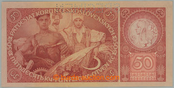 274749 - 1929 Ba.24b, 50Kč 1929, série Ia, perforace SPECIMEN; stop