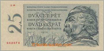 274764 - 1958 Ba.93, 25Kčs 1958, série S08; bezvadná
