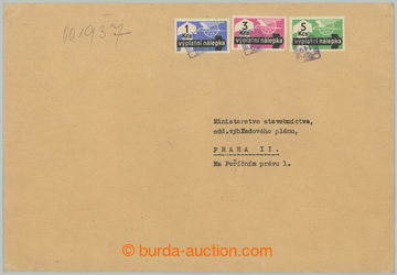 274768 - 1959 VÝPLATNÍ NÁLEPKY ČSA / dopis zaslaný letecky z Bra