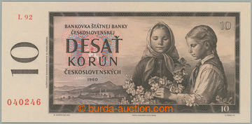 274770 - 1960 Ba.94b, Hej.97b1, 10Kčs 1960, série L92; bezvadná