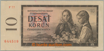 274771 - 1960 Ba.94a2, 10Kčs 1960, hledaná série F77, mokrý mědi